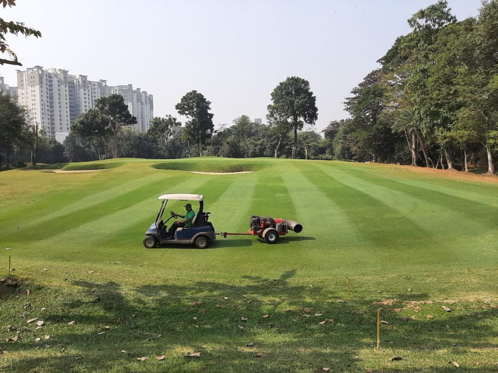 Fairway Maintenance at the Par 3, 6th hole