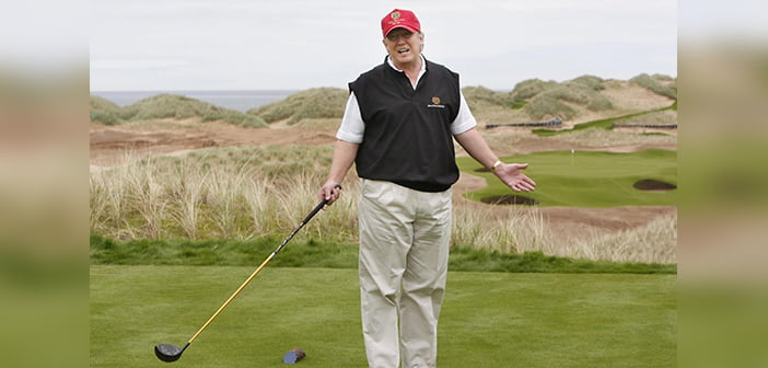 Golf bodies shun Trump courses Image: The Telegraph