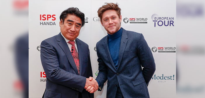 Dr Haruhisa Handa (Founder ISPS Handa) & Niall Horan (Founder, Modest! Golf Management)