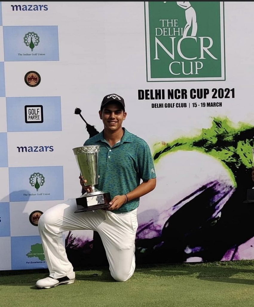 Sunhit Bishnoi with his trophy