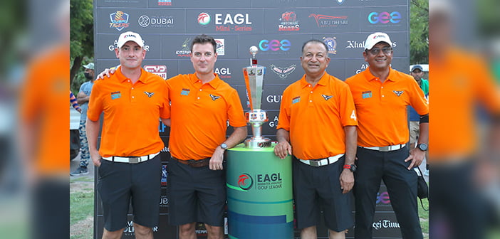 Team MENA Golfers - Winners of the inaugural EAGL event