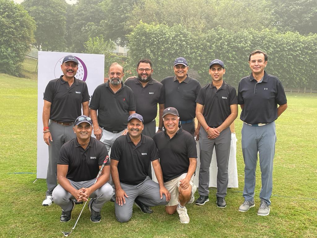 The Winning Team - Mayo College, Ajmer; Standing L->R Annauj Mattoo, Govind Mann, Ashok Singh, Avni, Yaduvir Singh, Ajai Singh Sirohi. Sitting L->R Raj Singh, DhruvPal Singh, Kabir Advani.