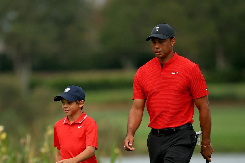 Tiger & Charlie Woods