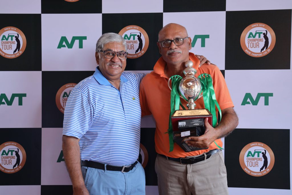 Dilip Thomas with Champion of the Year - Ankur Prakash (R) 